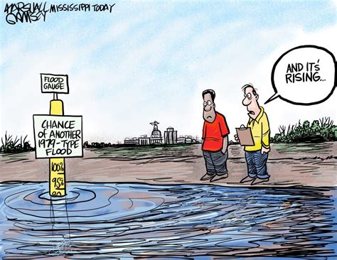 Jokes about flood .